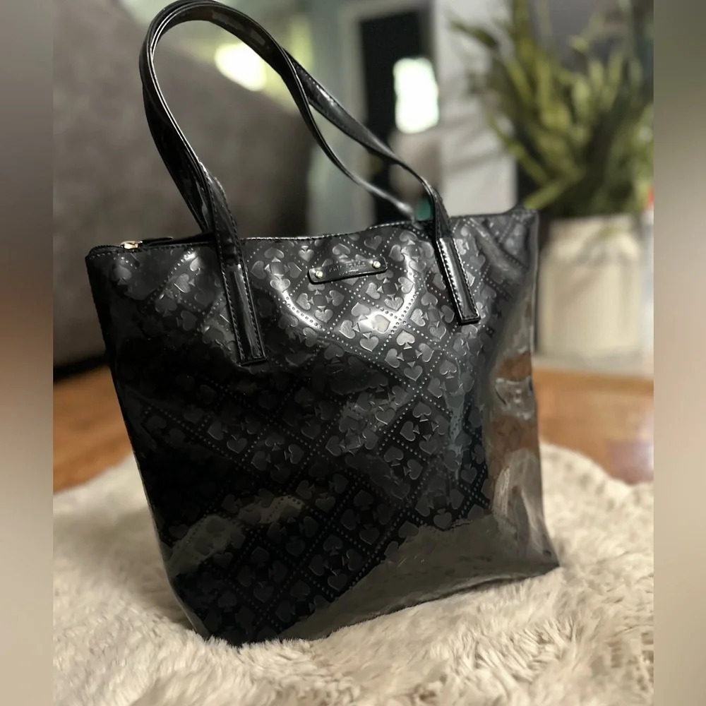 Kate Spade patent tote - Picture 1 of 10